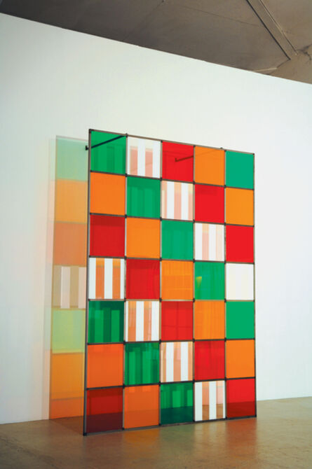 Daniel Buren, ‘Cadre décadré - 18 D2  (in 3 colours)’, 2006