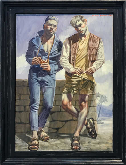 Mark Beard, ‘[Bruce Sargeant (11898-1938)] Two Young Men in Sandals’, n.d.