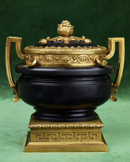 Anonymous, ‘A nero antico marble gilt bronze mounted carvered urn formely in the of the Jacques Doucet collection and later in the Dukes of Albufera collection’, France-circa 1770