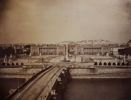 Gustave Le Gray, ‘Place de la Concorde, Paris’, 1859