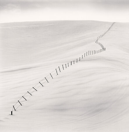 Michael Kenna, ‘Hillside Fence, Study 7, Teshikaga, Hokkaido, Japan’, 2004