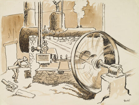 Thomas Hart Benton, ‘Steam Generator’, ca. 1940s