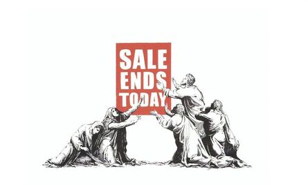 Banksy, ‘Sale Ends - Signed’, 2017