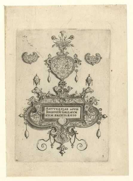Hans (Jan Baptist I) Collaert, ‘20 plates: Jewelery Designs’, 1604