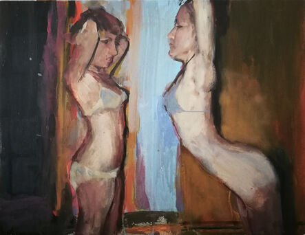 Geraldine Swayne, ‘Burnt Orange Background’, 2020
