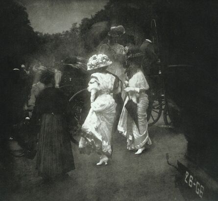 Edward Steichen, ‘Grand Prix at Longchamp: After the Races, Paris’, 1907