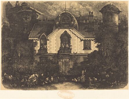 Rodolphe Bresdin, ‘La Maison Enchantée (The Haunted House)’, 1871