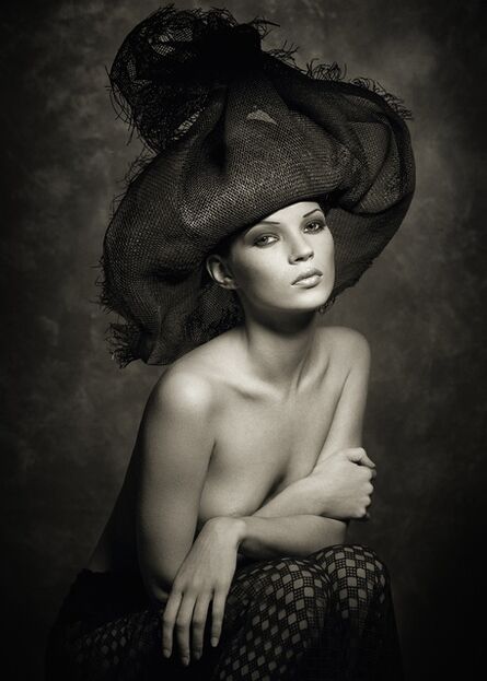 Albert Watson, ‘Kate Moss with Hat’, 1993