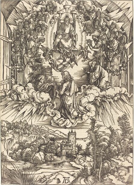 Albrecht Dürer, ‘Saint John before God and the Elders’, probably c. 1496/1498
