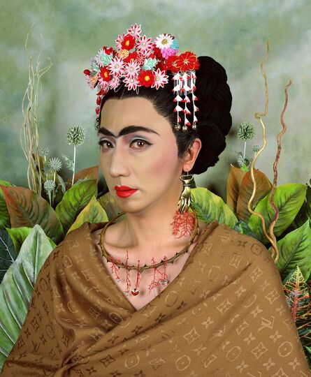 Yasumasa Morimura 森村 泰昌, ‘An Inner Dialogue with Frida Kahlo (Hand-shaped Earring)’, 2001
