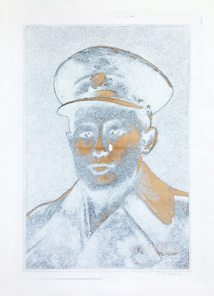 Wah Nu and Tun Win Aung, ‘White Piece #0135: Forbidden Hero (The Working People’s Daily)’, 2012-2013
