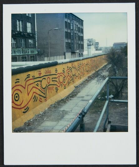 Keith Haring, ‘Berlin Wall Mural at Checkpoint Charlie’, 1986