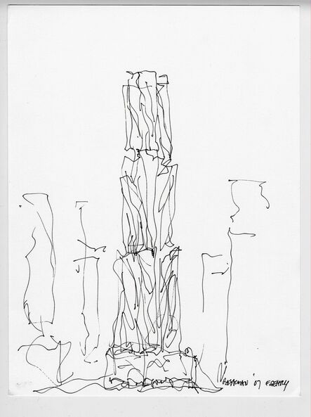Frank Gehry, ‘8 Spruce Street Design Sketch and Volume Study, New York’, 2007