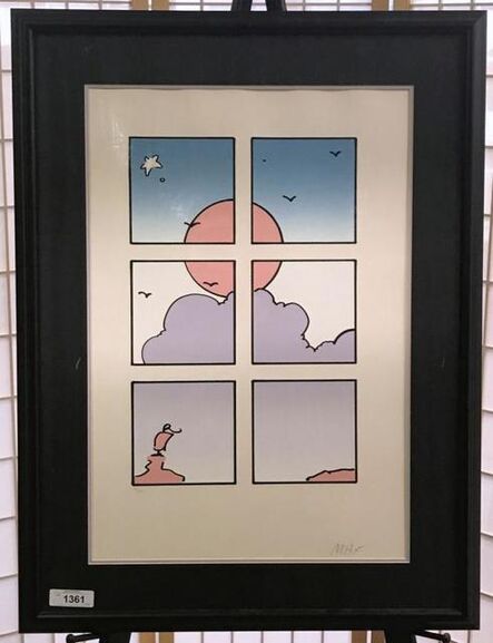 Peter Max, ‘Landscape Through Window’, 1978