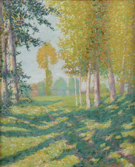 John Leslie  Breck, ‘Giverny Poplars’, 1891