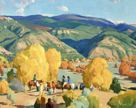 G. Russell Case, ‘“Fall Cottonwoods” ’, 2020