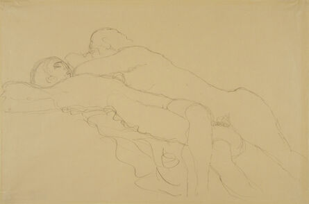 Gustav Klimt, ‘Two Reclining Female Nudes’, 1917