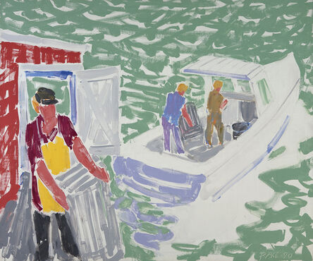Stephen Pace, ‘Leaving Co-op Pier’, 1990