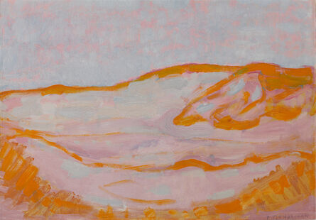Piet Mondrian, ‘Dune Sketch in Orange, Pink and Blue’, 1909