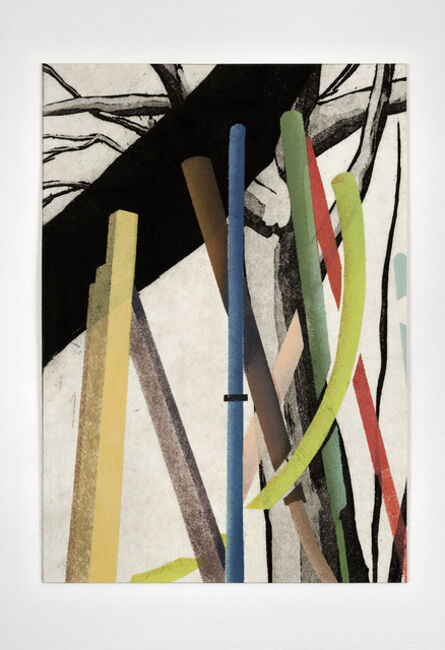 Yael Brotman, ‘Stays V, etching mono-type unique print based work’, 2020