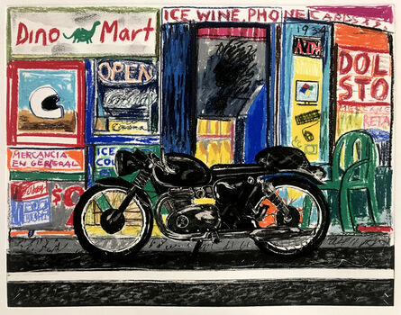 Erik Olson (b. 1982), ‘Motorcycle: Dino Mart’, 2019
