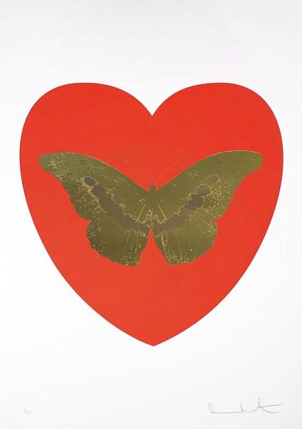 Damien Hirst, ‘I Love You - Red/Oriental Gold/Cool Gold’, 2015