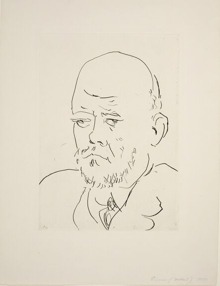 Pablo Picasso, ‘Portrait of Vollard, IV’, 1937