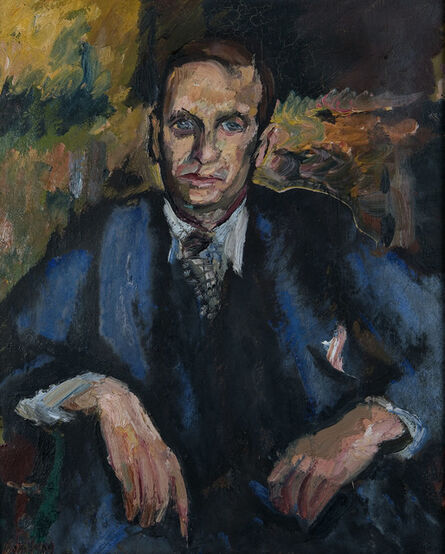 David Bomberg, ‘Portrait of John Rodker’, ca. 1931
