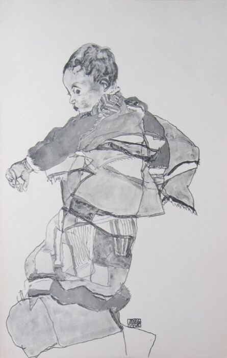 Egon Schiele, ‘Portrait of a Child [Zeichnungen]’, 1917