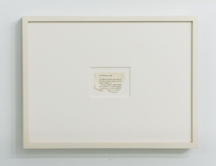 Robert Gober, ‘Untitled’, 2000-2001