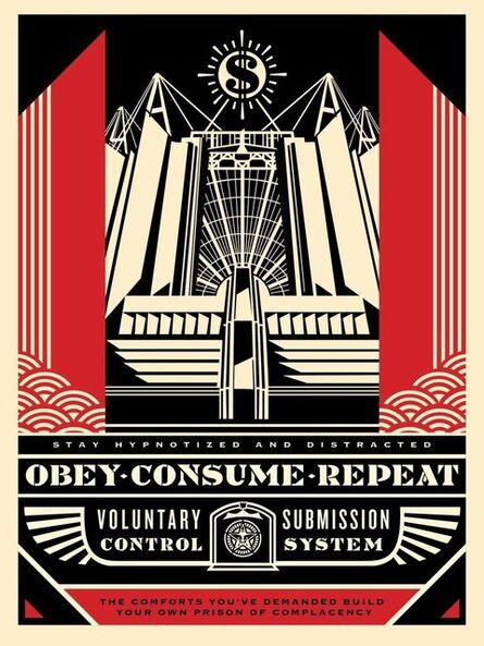 Shepard Fairey, ‘Church of Consumption’, 2017