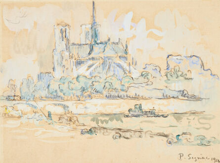 Paul Signac, ‘Notre Dame, Paris’, 1910