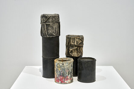 Christo, ‘Wrapped Cans (Group of Seven)’, 1958