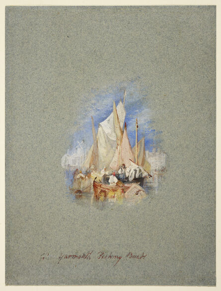 J. M. W. Turner, ‘Great Yarmouth Fishing Boats’, ca. 1827