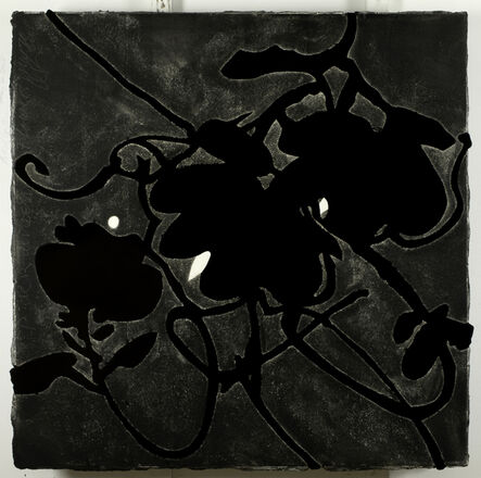 Donald Sultan, ‘Black Lantern Flowers May 20, 2009’, 2009