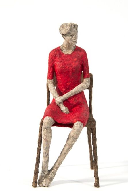 Paul Duval, ‘Marie-Louise - expressive, figurative, female, paper mache sculpture’, 2021