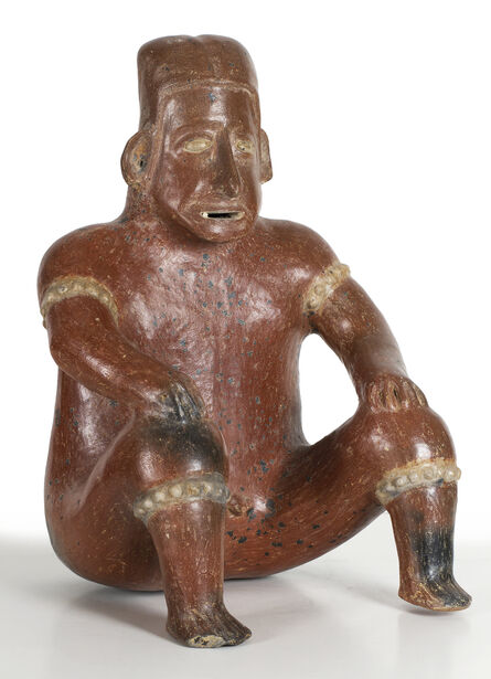 Unknown Pre-Columbian, ‘Large Pottery Figure’, Classic Period, 250 BC , 100 AD