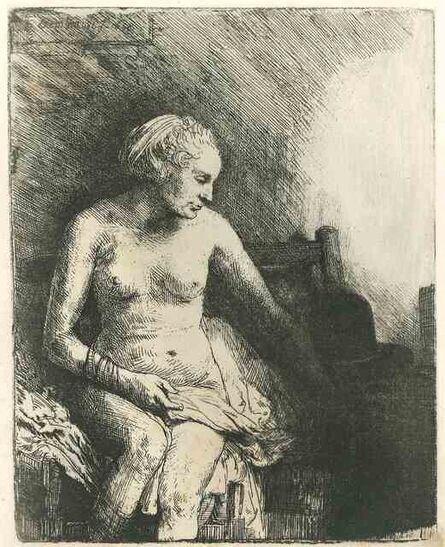 Rembrandt van Rijn, ‘Woman in the Bathroom I’, 19th Century