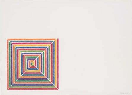 Frank Stella, ‘Line up, from Jasper's Dilemma’, 1973