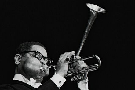 Hervé GLOAGUEN, ‘Dizzy Gillespie, Olympia, 1965’, 1965