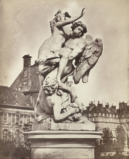 Charles Nègre, ‘Statue des Tuileries: G. Marsy et A. Flamen: Borée enlevant Orythie’, 1859