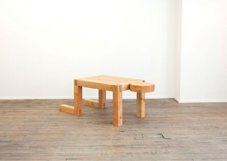 RO/LU, ‘Truth Lies in Experience No Matter How  Incomplete It Might Be (Man/Desk/Table)’, 2014