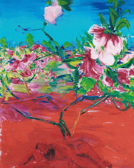 Zhou Chunya 周春芽, ‘Peach blossom story 春纪事’, 2008
