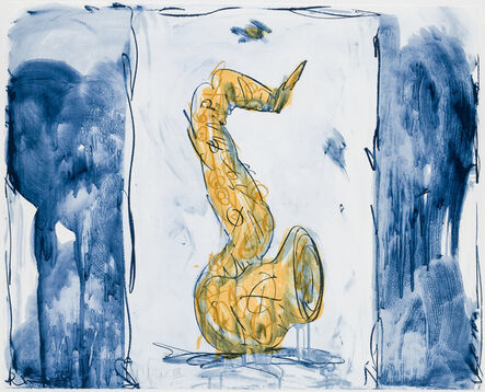 Claes Oldenburg, ‘Soft Saxophone (Blue, Yellow, Red)’, 1992