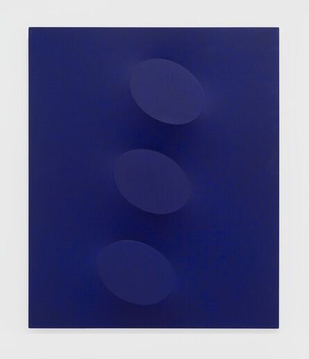 Turi Simeti, ‘3 ovali blu’, 2020