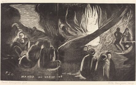 Paul Gauguin, ‘Mahna no Varua Ino (The Devil Speaks)’, 1894/1895