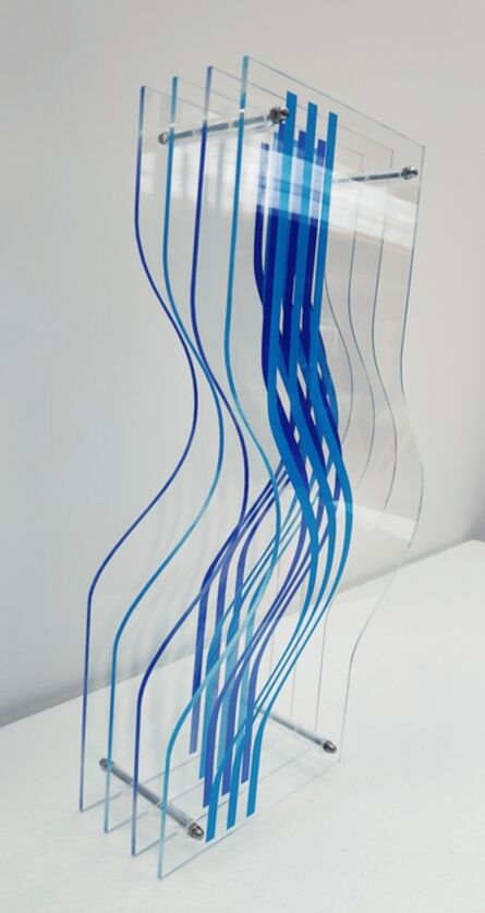 Cristina Ghetti, ‘Blue contorsion, (Methacrylate)’, 2019