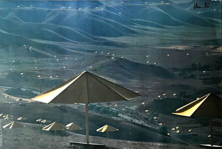 Christo and Jeanne-Claude, ‘The Umbrellas, Japan - USA (Hand Signed) ’, 1991