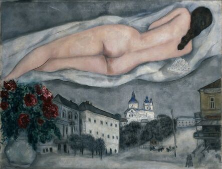 Marc Chagall, ‘The Nude Above Vitebsk (Le nu au-dessus de Vitebsk)’, 1933