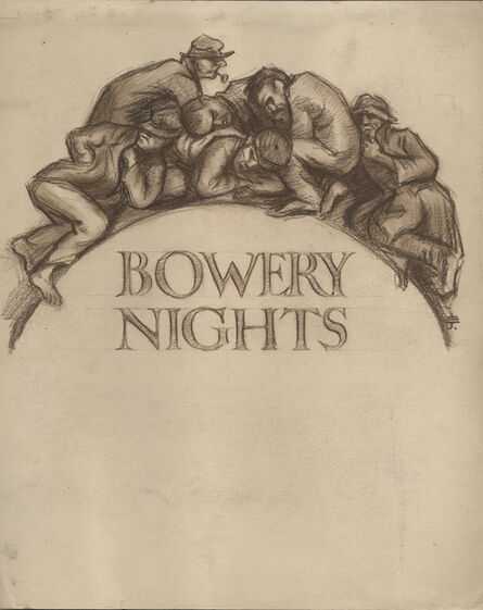 Eli Jacobi, ‘Bowery Nights’, ca. 1935